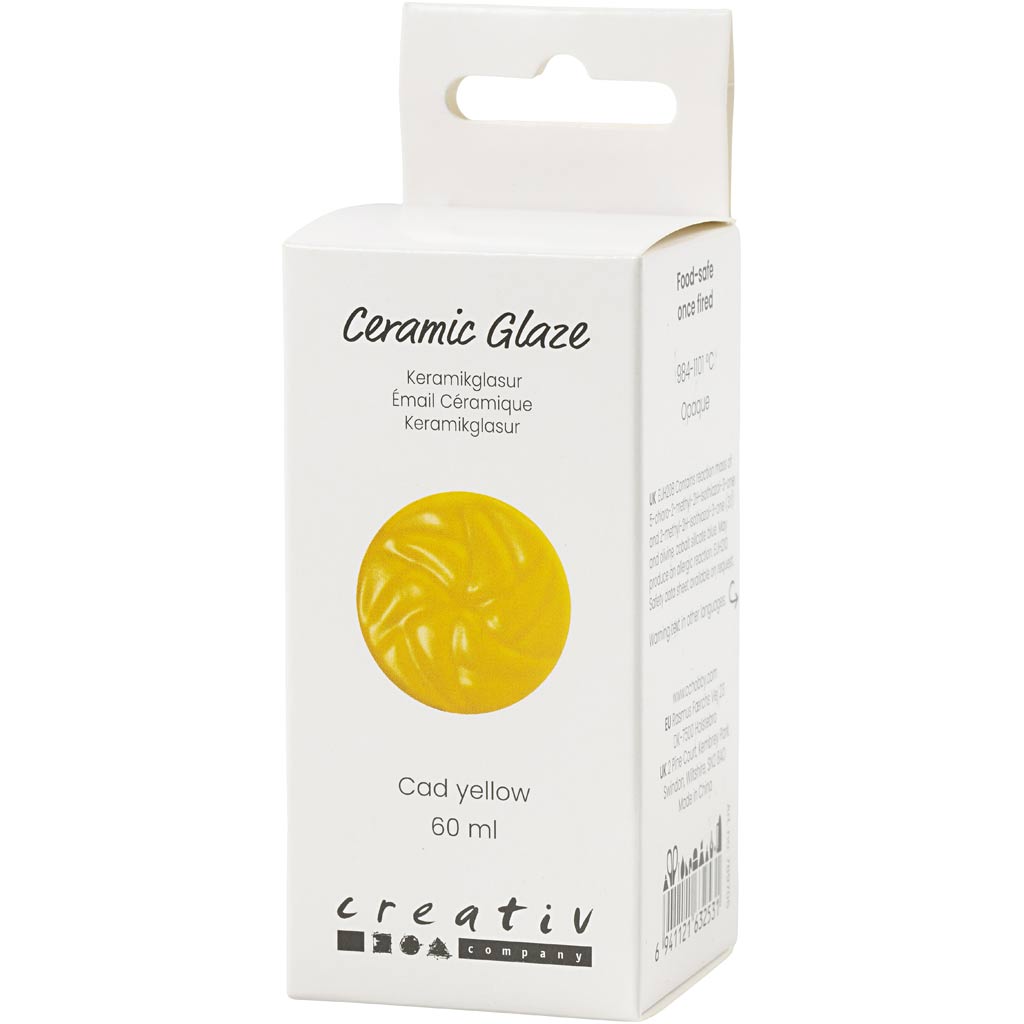 Creativ company vernis céramique 984-1101 c jaune cad opaque - 60ml