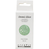 Glaçage céramique Creativ company, 984-1101 °c, opaque, vert paris, 60 ml 1 flacon