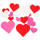 Société créative https : www.cchobby.nl foam-shapes-size-20-50-mm-thickness-2-mm-heart-diverse-colors-200-piece-1-box