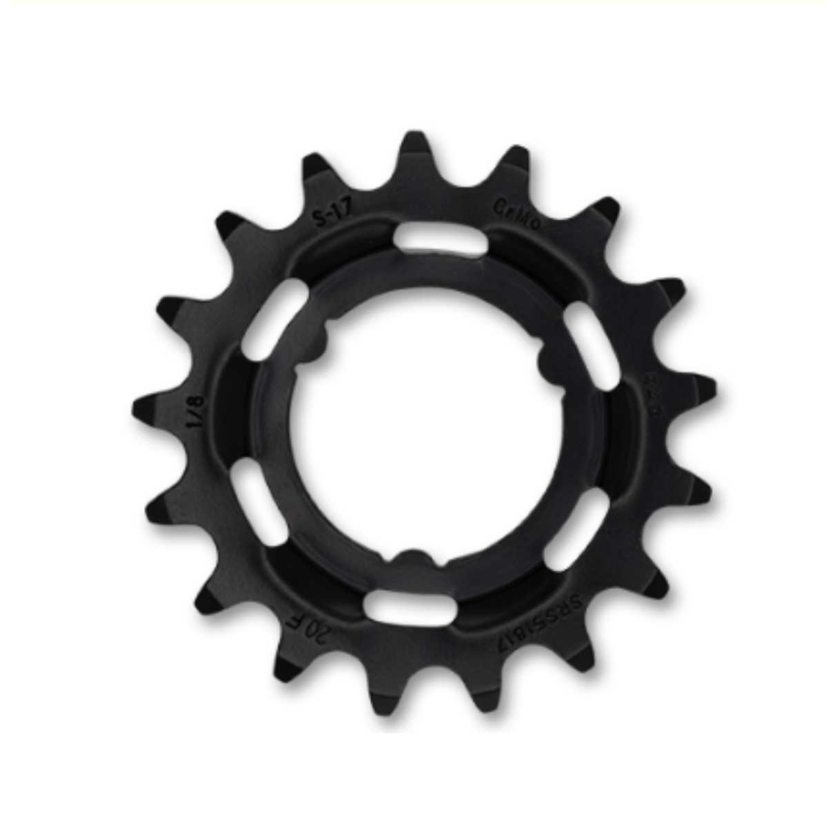 KMC Shimano gear 17T, Chromoly Black