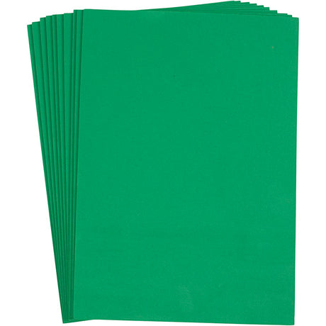 Compagnie de Creativ Eva Foam Sheets Dark Green A4, 10e.