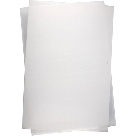Film rétractable - transparent mat, 10 feuilles