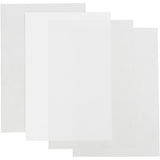 Société créative https : www.ccobby.nl feuilles-rétractable-foil-sheet-20x30-cm-thickness-0-3-mm-transparent-gloss-matt-transparent-matt-white-4-sheet-1-box