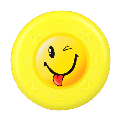 Frisbee avec visage souriant