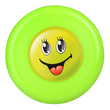 Frisbee avec visage souriant