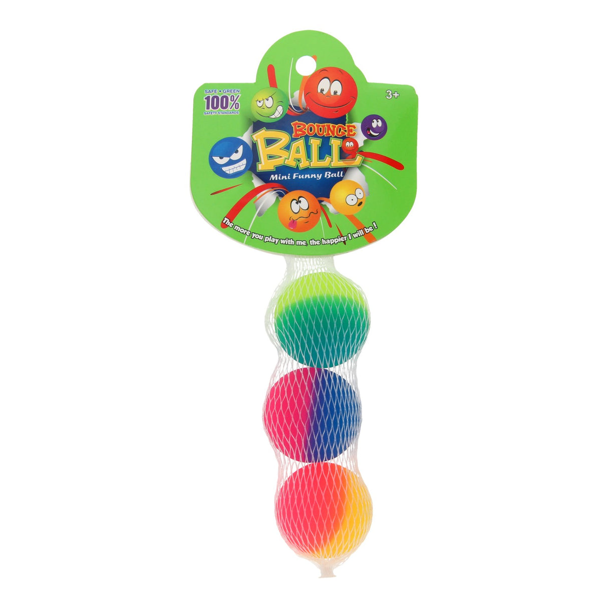 Grandes balles rebondissantes, 3 pcs.