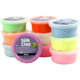 Argile de soie - couleurs vives, 10x40gr