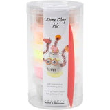 Mélange d'argile de pierre Creativ company, harmonie rouge orange, 1 boîte