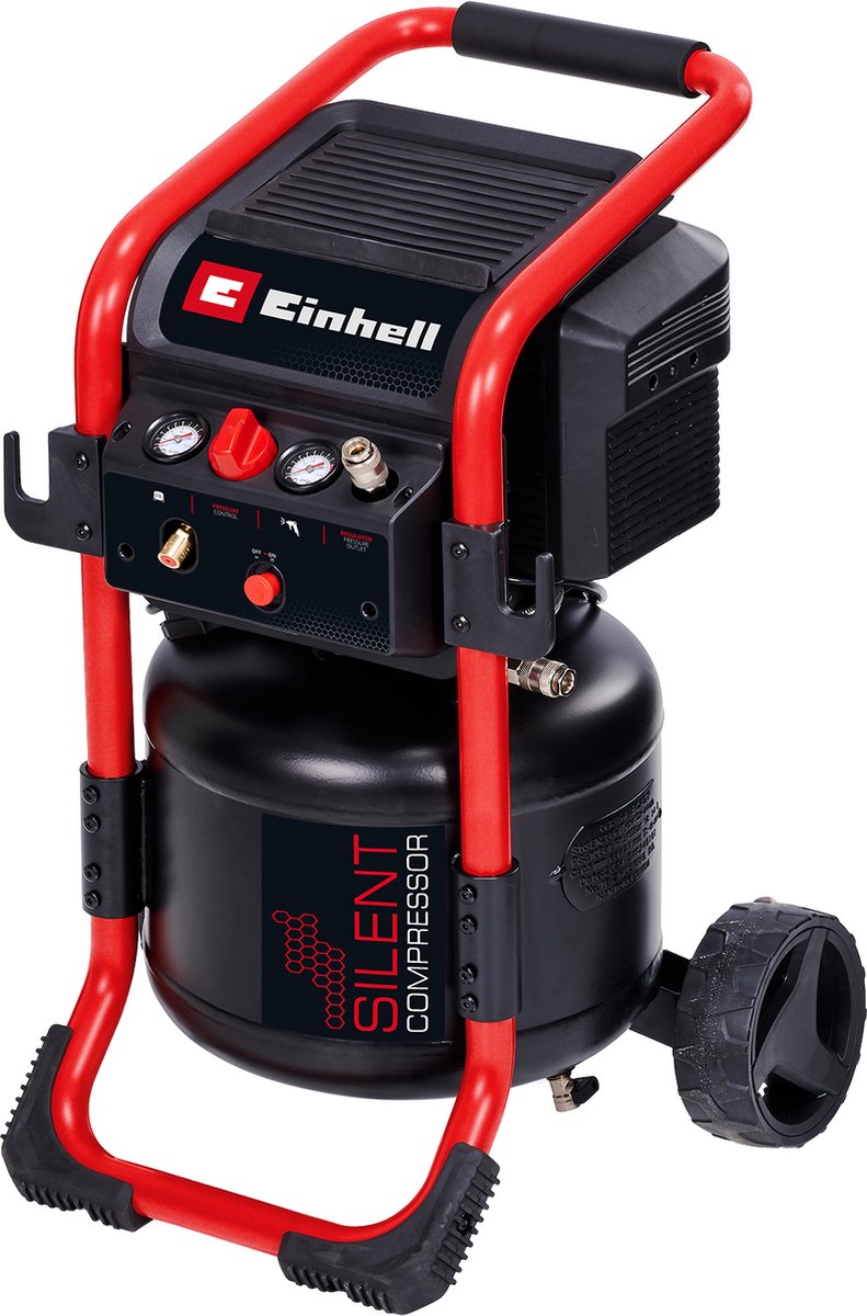 Compresseur silencieux Einhell te-ac 240 24 (noir rouge, 24 litres)