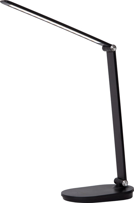 Lucide aldwin - lampe de bureau - led dimmable - cct - 1x8w 2800k 6500k - noir