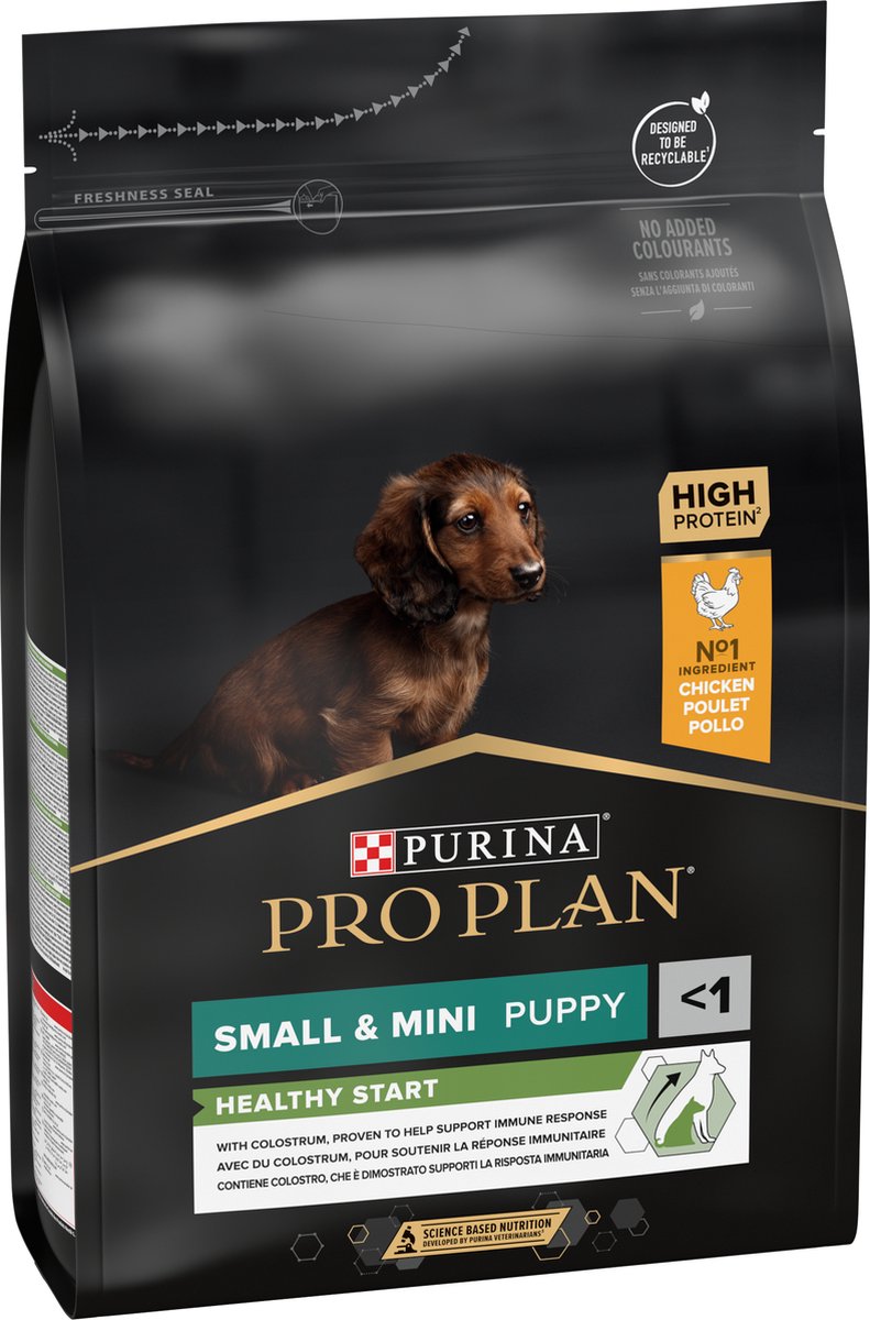 Pro plan healthy start chiot petit mini - nourriture sèche pour chien - poulet - 3 kg
