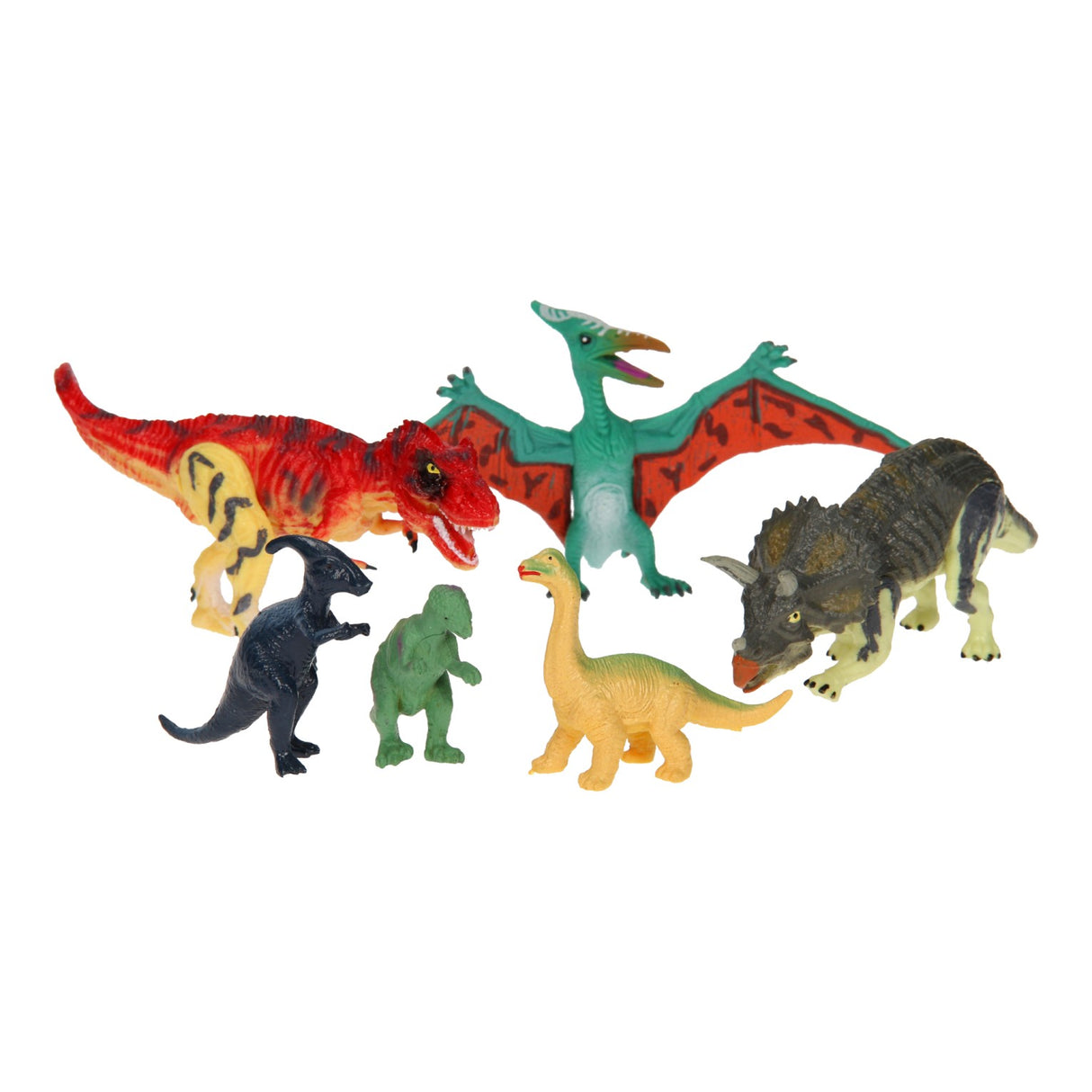 Ensemble de jeu dinosaure de luxe, 6 pièces.