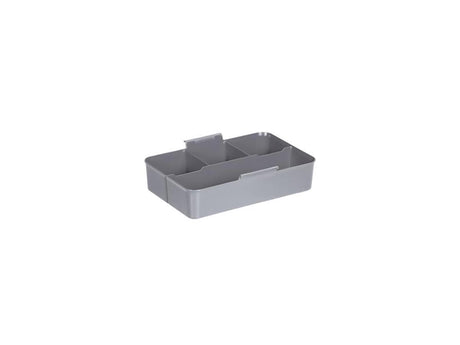 Boîte de rangement Sunware q-line 6l avec insert - 30x20x14,5 cm - transparente