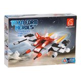 Lobbes bouwset titan heroes - space rood - 73dlg.