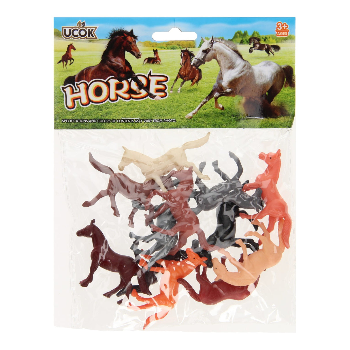 Chevaux, 12 pièces.