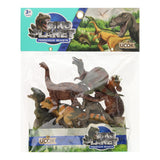 Ensemble de jeu de luxe dinosaure, 6 pièces.