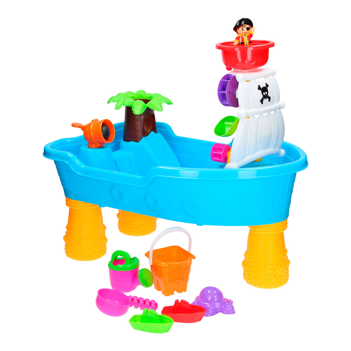 Ensemble de jeu de sable et d'eau bateau pirate