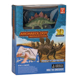 Manger un squelette de dinosaure