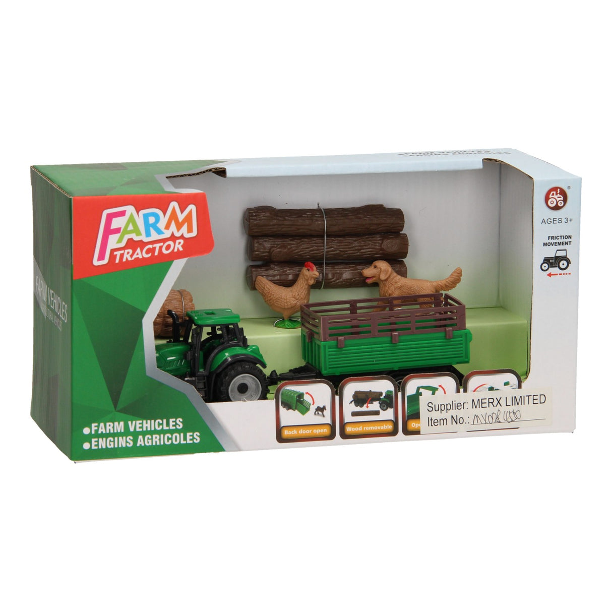 Tracteur avec accessoires - set 3