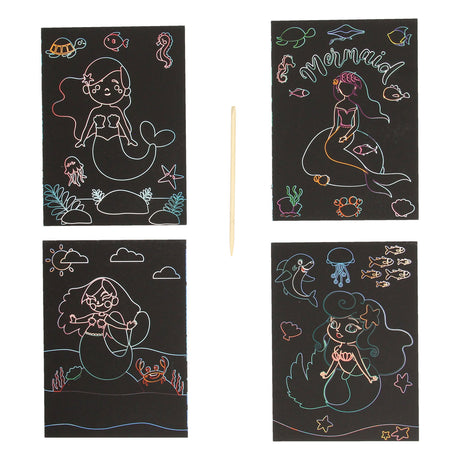 Cartes à gratter monde sous-marin