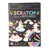 Cartes à gratter licorne