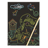 Cartes à gratter dinosaures