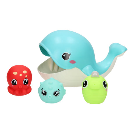 Ensemble de jeu de bain morsure de baleine, 4 pièces.