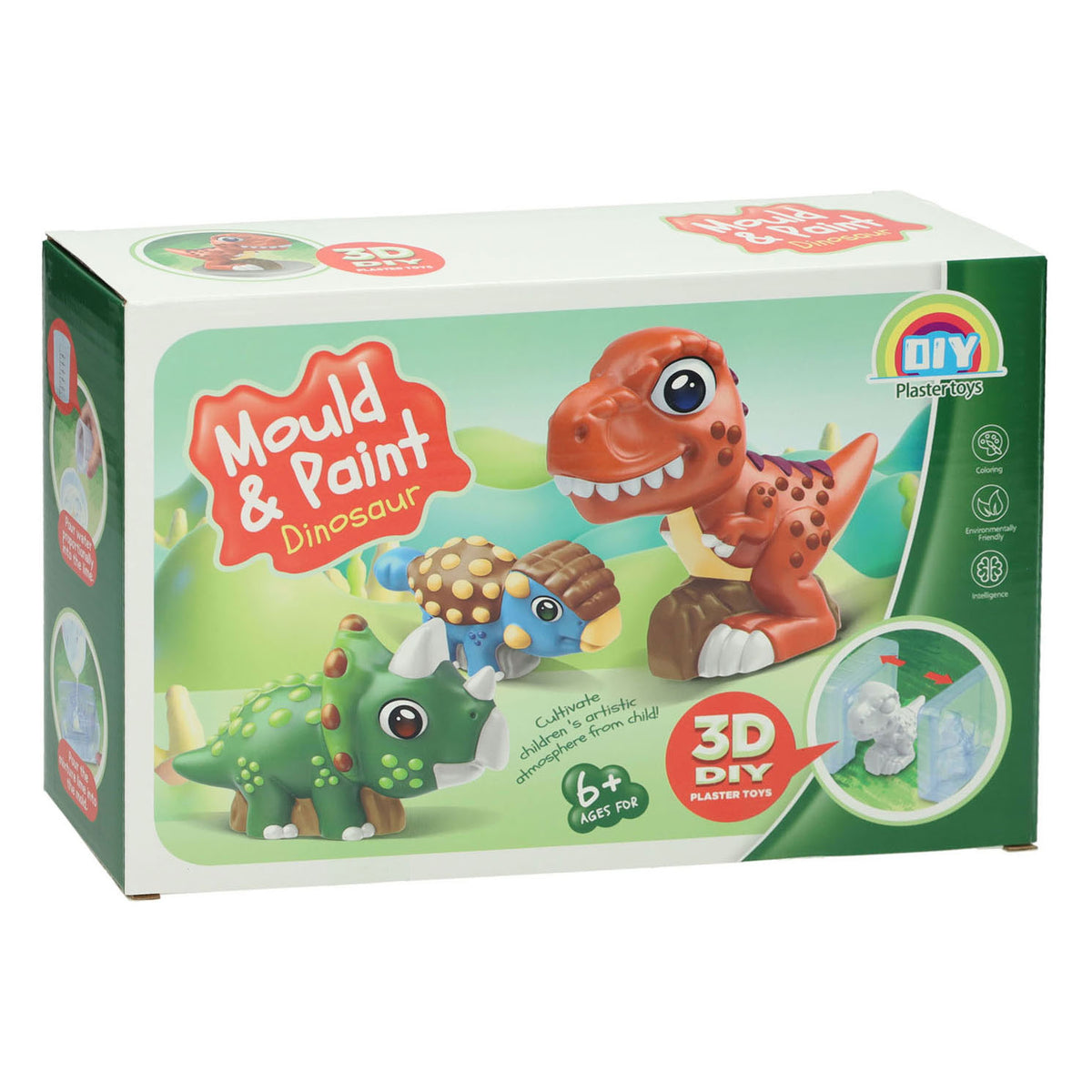 Jouets Lobbes, par exemple Lobbes Craft Set Dino 3D Casting et peinture pour enfants.