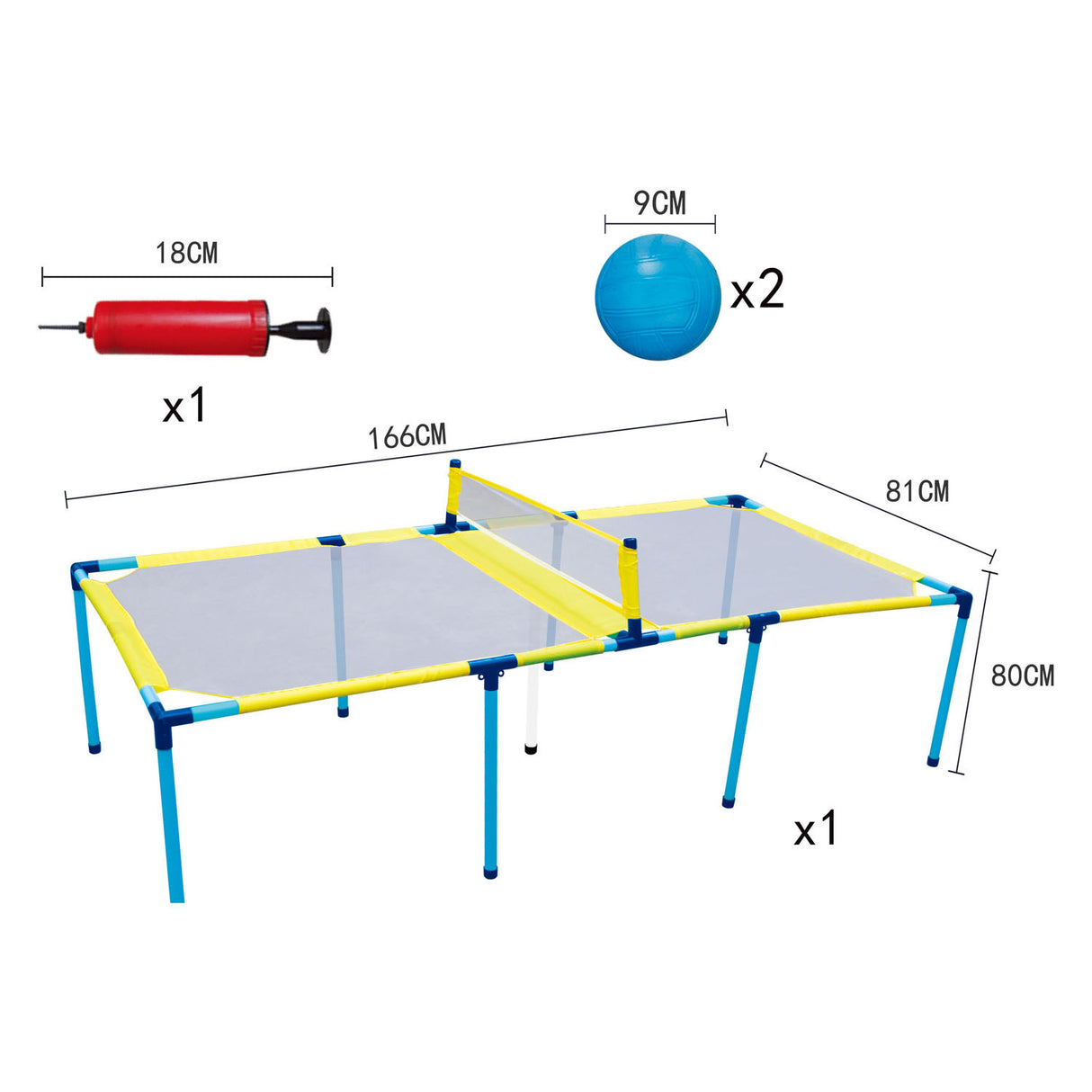 Table tennis set Bouncing