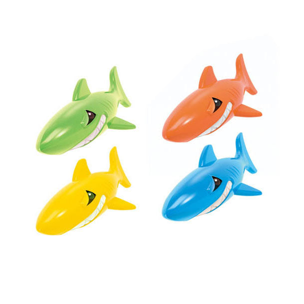 Ensemble de plongée requins dans filet de sécurité, 4 pcs.