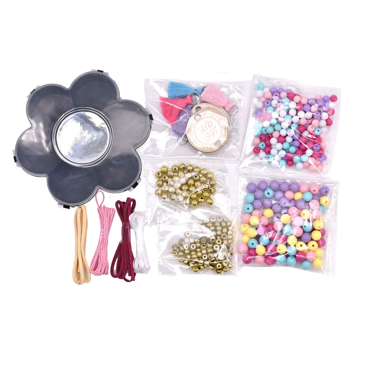 Lobbes toys bv ensemble de bijoux tendance bracelets en daim doux