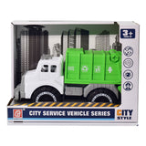 Camion poubelle du service municipal