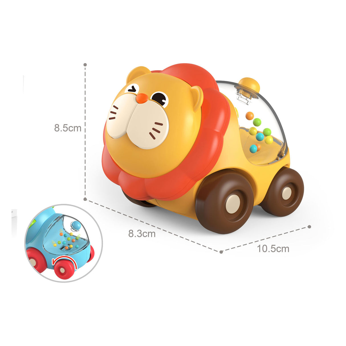 Toddler Car Lion