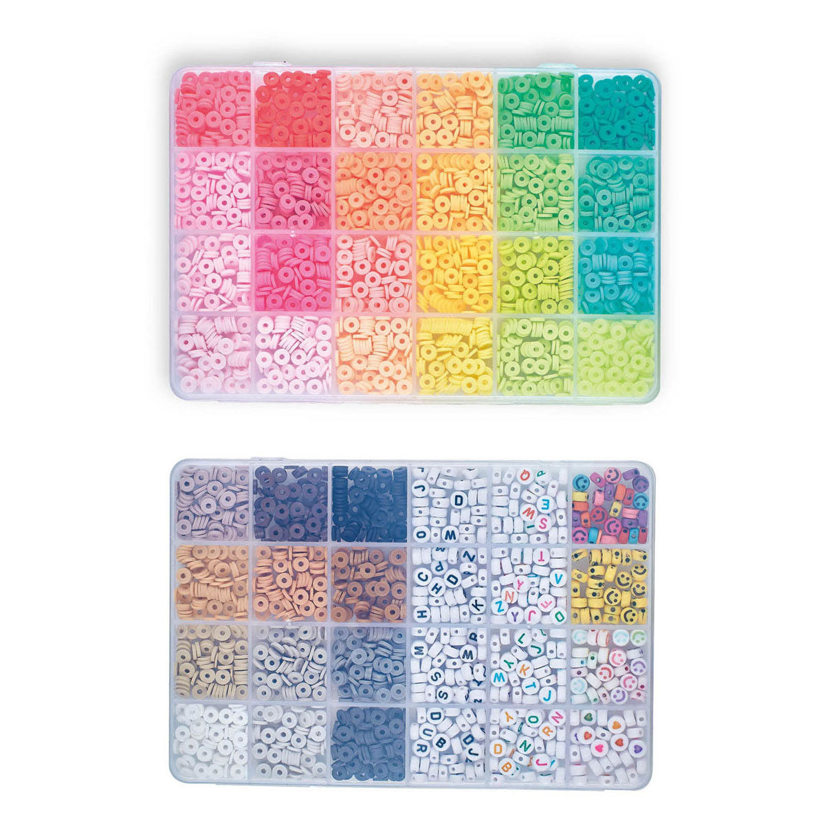 Couleur des perles en polymère et tons gris