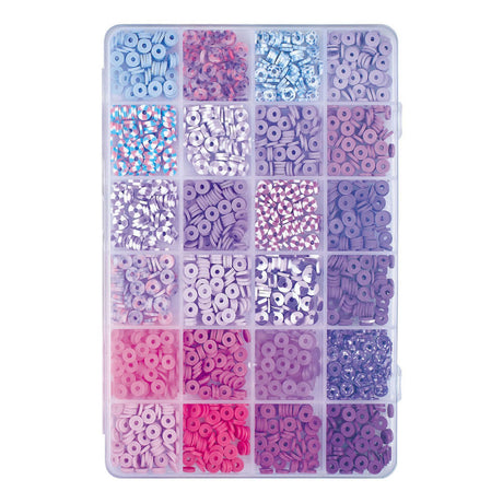 Lobbes perles polymère nuances de violet
