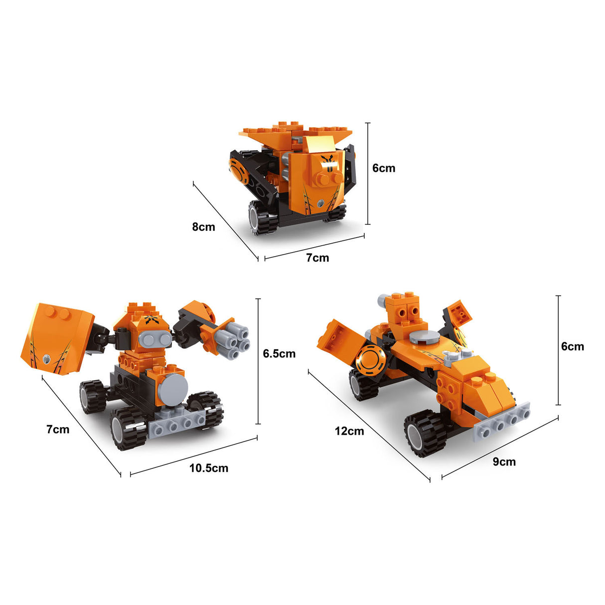 Konstruktionsuppsättning Titan Vehicles 3in1