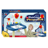 Lobbes jouets bv table de projection de dessin bleu