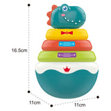 Lobbe les jouets, par ex. dinosaure de la tour tumultueuse