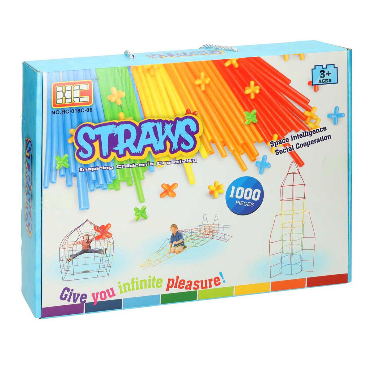 Bouwrietjes megaset, 1000dlg.