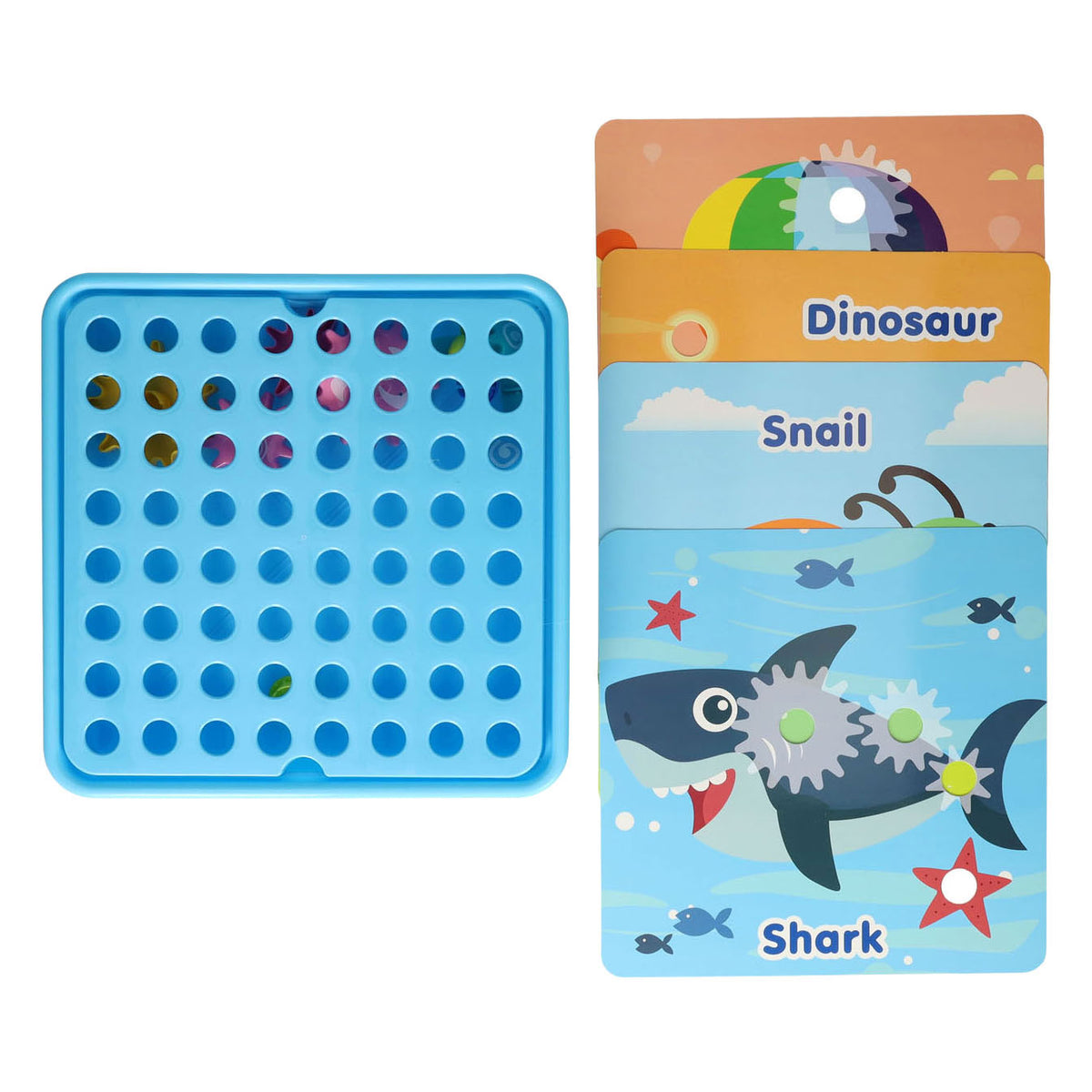 Jeu d'engrenages bleu, 20 pcs.