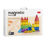 Jeu de construction magnétique - 104 pièces.