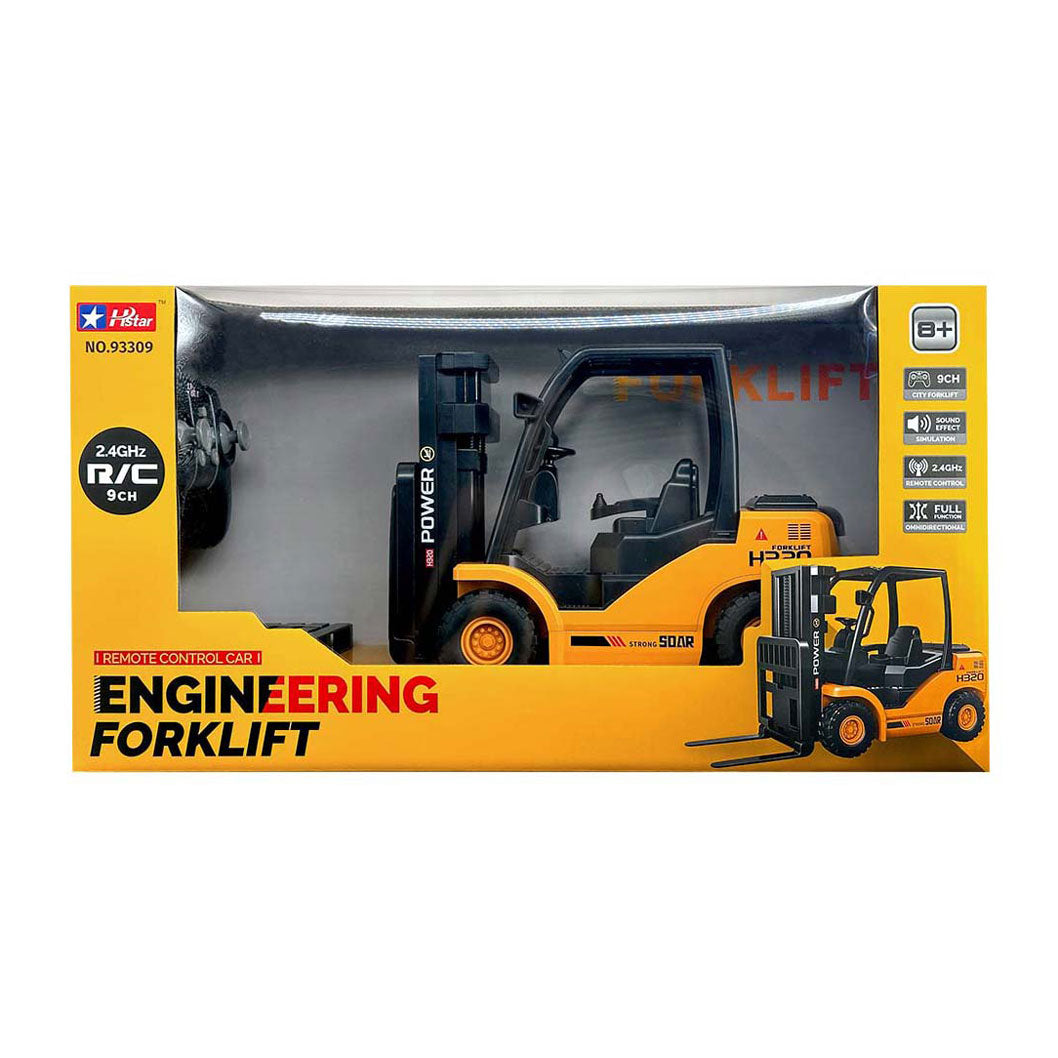 Lobbes Toys BV RC chariot élévateur contrôlé rechargeable avec lumière et son