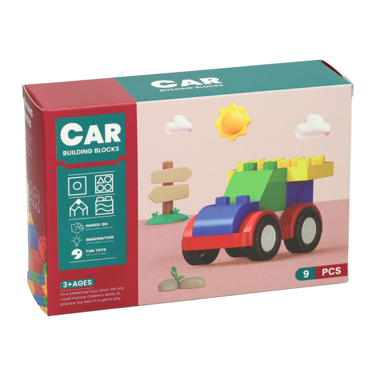 Jeu de construction petits blocs - 12 pcs.
