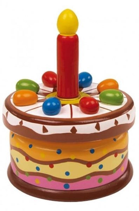 Small foot - gâteau d'anniversaire boîte à musique en bois
