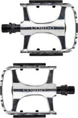 Cordo trekking pedalen aluminium - zilver