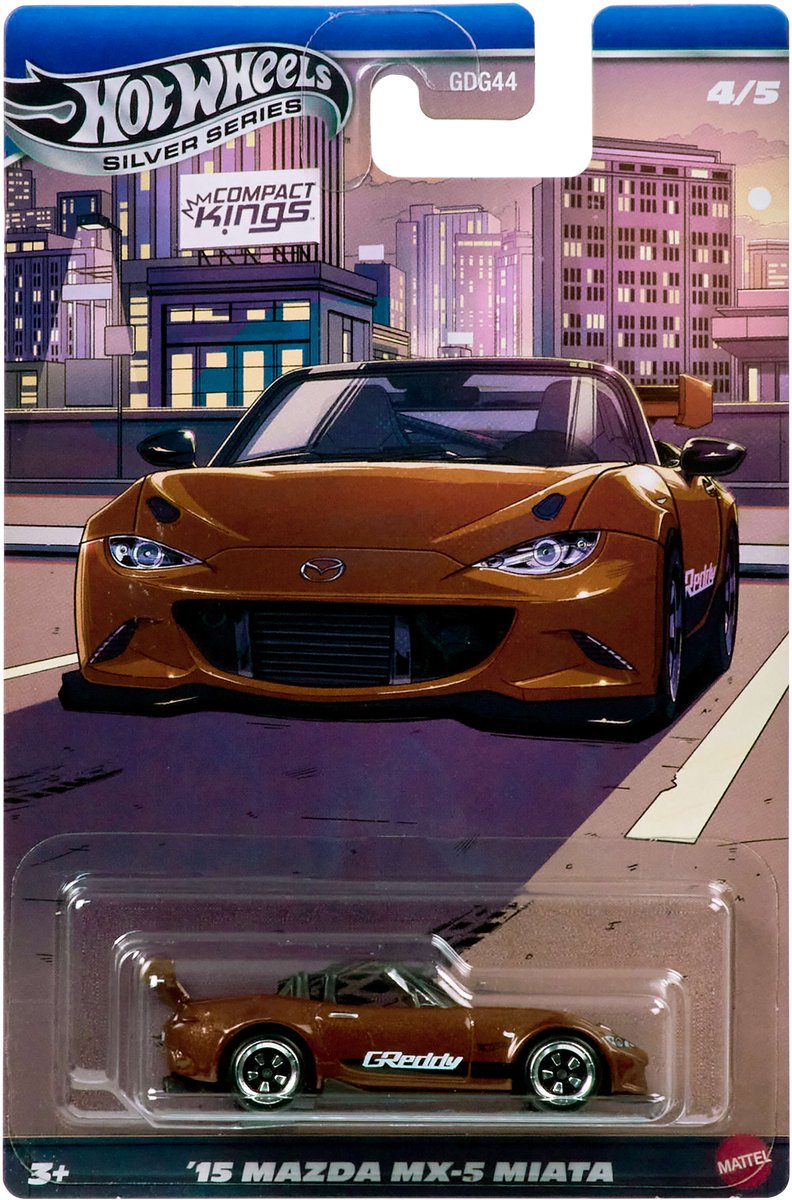 Hot Wheels Silver Series Compact Kings assortis | 12 pièces
