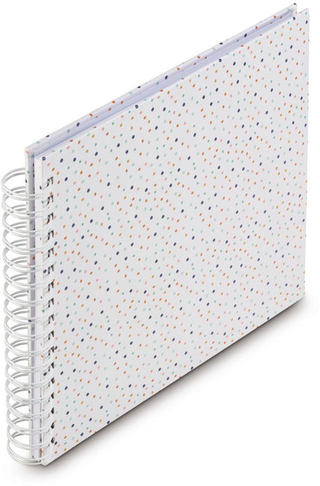 Hama album spirale confettis, 28x24 cm, 50 pages blanches