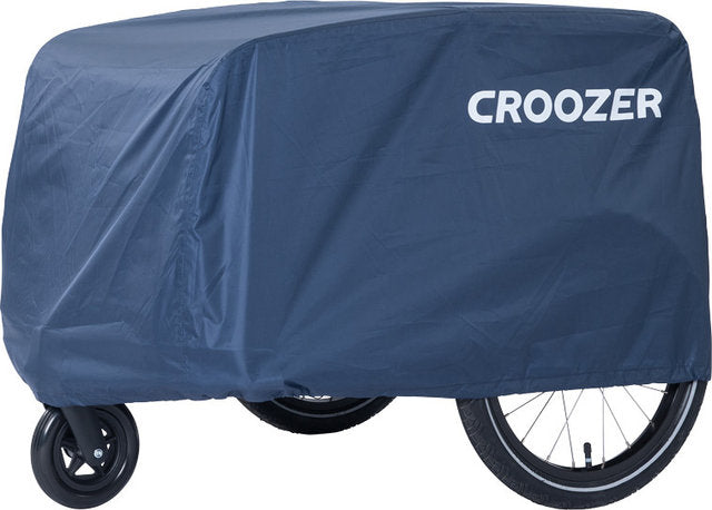 Remorque de vélo cargo garage pliable Croozer bleu foncé