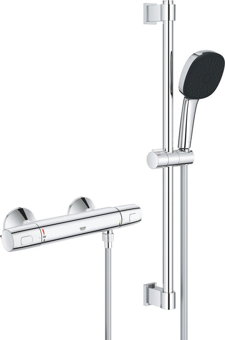 Ensemble de douche Grohe Precision Trend - économie d'eau - chrome