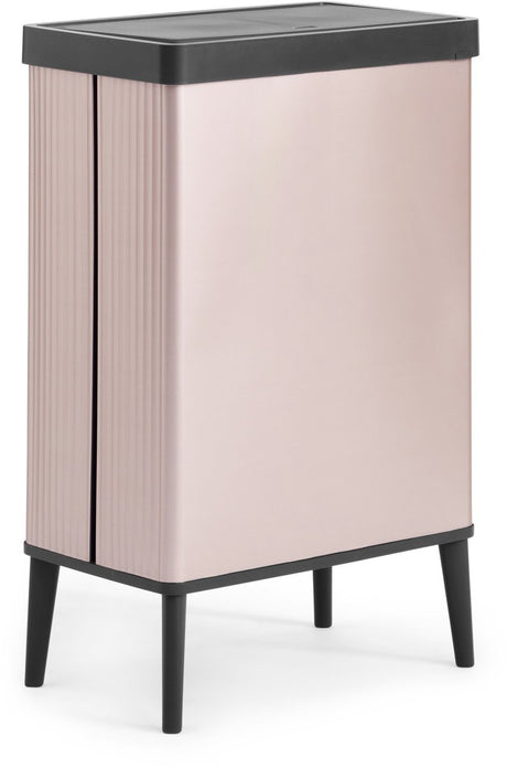 Curver verto high - poubelle 54l - rose - 44x27x69cm